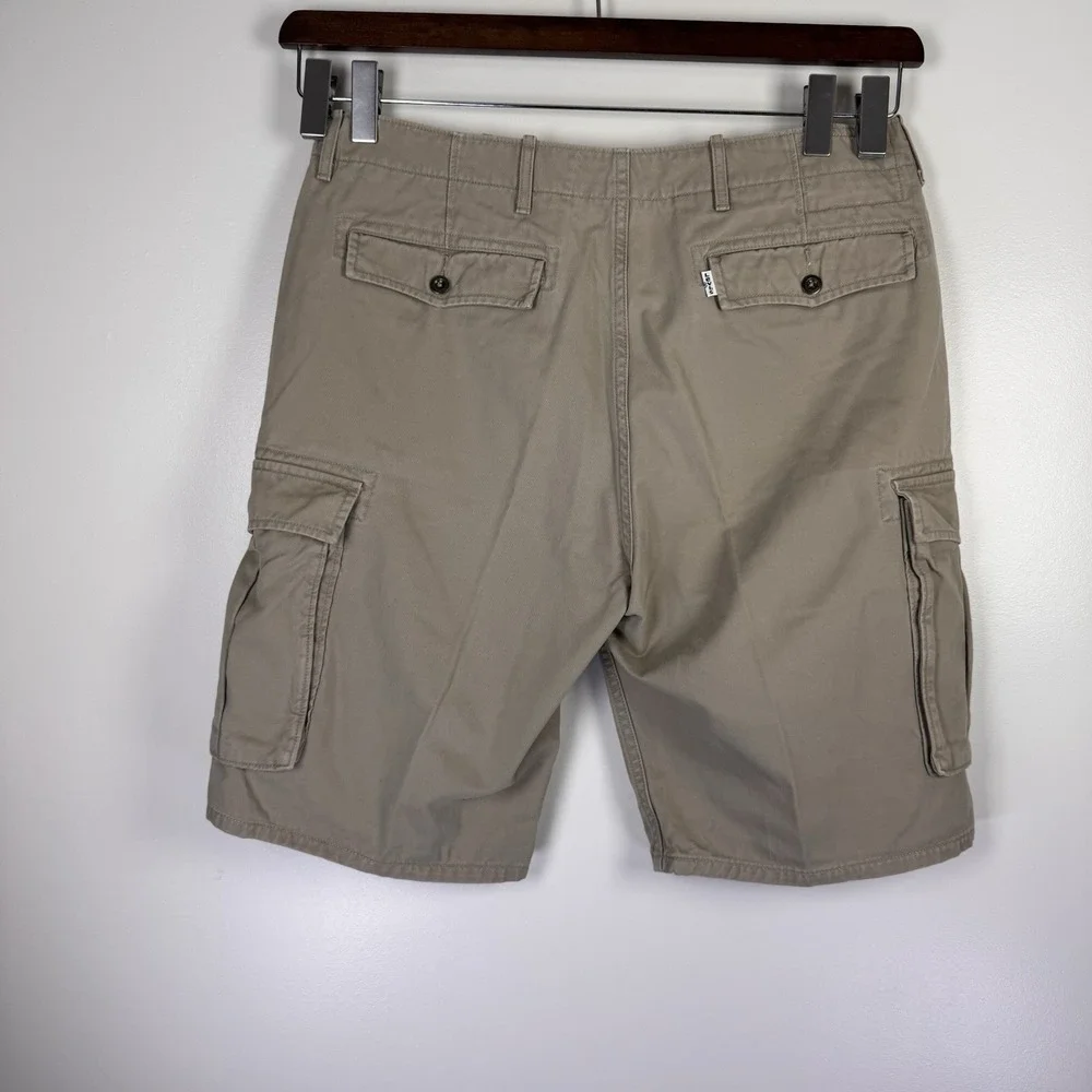 Levi's Men's 38 Paratrooper Cargo‎ Vintage Military Khaki Shorts 11